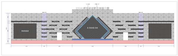 活动舞台LED显示屏设计效果图