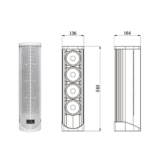 音王Soundking LA404全频音柱音箱